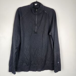 Lululemon Men's Engineered Warmth Half-Zip XL - Black / Anthracite